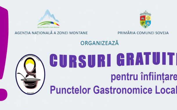 Încep cursurile PGL (puncte gastronomice locale)